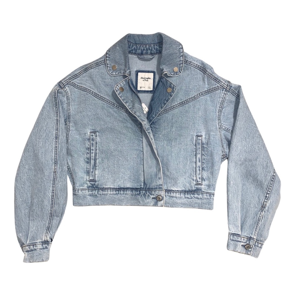 Abercrombie and Fitch Cropped Jean Jacket